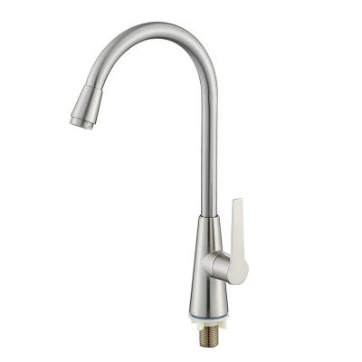 China Modern Manufacturers 360 Kitchen Faucet Taps Cold Water Faucets Zinc Alloy Kitchen for sale