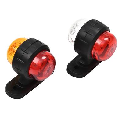 China 12V24VLED Truck Side Light Truck Side Light Red Yellow Red White Double Sided Signal Safety Warning Light Universal for sale