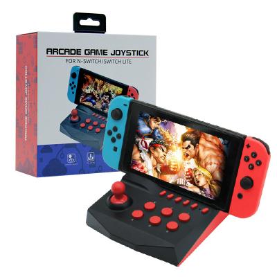 China ABS Mini Arcade Fight Stick for Nintendo Switch, Portable Desktop Gamepad Machine, Street Fighting Games Joystick Gamepad Controller for sale