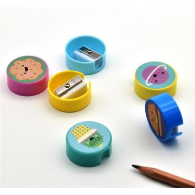 China School Desk Maker School Design Students Charm Soft Cute Custom Pencil Sharpener for sale