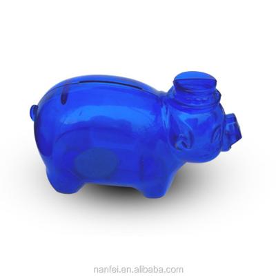 China Cartoon Pig Shape Piggy Banks Promotional Luminous Color Mini Lovely Kids Tools Gift For Children for sale