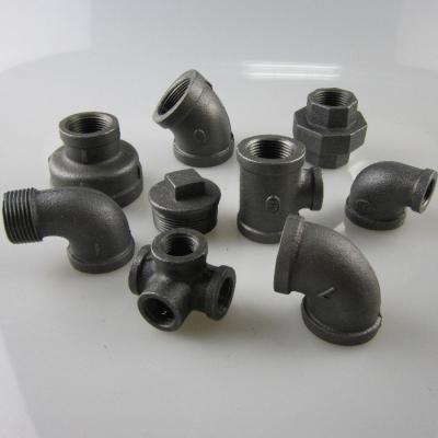 China TOPI Iron HU RJS JZM Brand Black Malleable Iron Pipe Fittings China Supply for sale