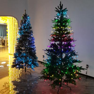 China Christmas Tree Ornaments Decoration RGB LED Linkable Tree Light with App Multifunctional Control Christmas Tree Light for sale