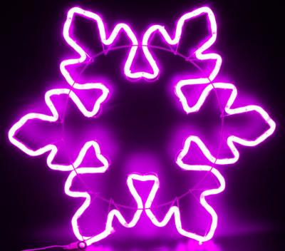 China Firmly On 230V/110V/24V Led Christmas Decorative Snowflake Light Big Size Customize for sale