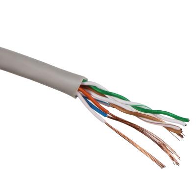 China FTTH FTTB FTTX Network VCOM Factory Supplier Cat5e Stranded Unshielded Twisted Pair Network LAN Cable 300m 1000ft 0.5mm CCA Roll for sale