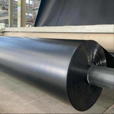 China PVC Geomembrane Liner Black Environmentally Friendly Geomembrane Substrate For Sewage Treatment Plants for sale
