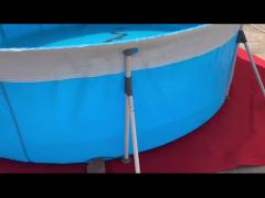 Easy To Operate Galvanized Pipe Fish Pond For Economic Eco Friendly Fish Farming