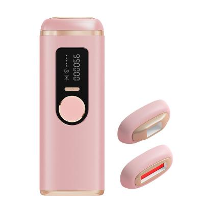 China Portable Mini Painless Portable Body Hair Removal Shaver & Sun Glass Two Heads Pink Color Hair Removal for sale