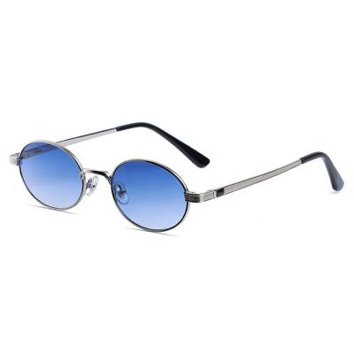 China Fashion Sunglasses Yvan Oval Shaped Sun Glasses Metal Sunglasses Women Men Women Designer Sunglasses Small for sale