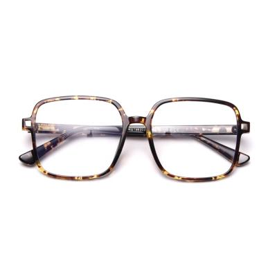 China Handmade Yvan Unique Design Oversized TR90 Optical Frame Eyeglasses With Blue Blocking Lens for sale