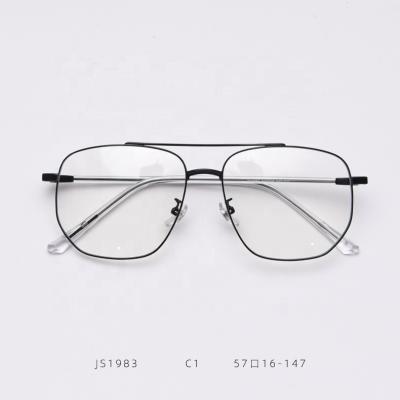 China Of Yvan Big Metal Frame Light Filter Glass Eyewear Glasses Blue Optical Frame Anti Reading Glass With Temple Tr90 for sale