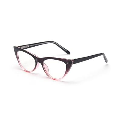 China Handmade Optical Frames Yvan Fashionable Glasses Italy Designer Colored In Stock TR90 Cat Eye Optical Frames for sale