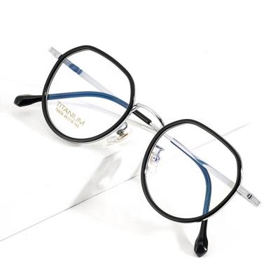 China For Yvan Wholesale Glass Frames Optical TR90 Reading Glass Rim and Titanium Glass Frames Combination Optical Eyewear for sale