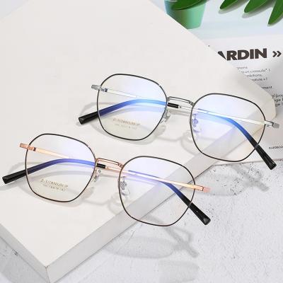 China For Yvan Stylish Modern Men Reading Glass Beta Titanium Eye Frames Optical Eyewear Glasses Frame for sale