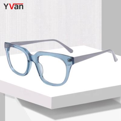 China prescription& Yvan Manufacturers Woman Anti Blue Light Biodegradable Glasses Men Anti Blue Light Acetate Glasses Optical Frames for sale