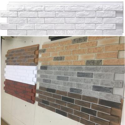 China Exterior& Interior Wall Decor Faux Brick Polyurethane Faux Bricks Lightweight Wall Panels for sale