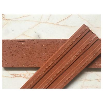 China Corner Bricks Factory Price Red Clay Brick Lightweight Thin Veneer for sale