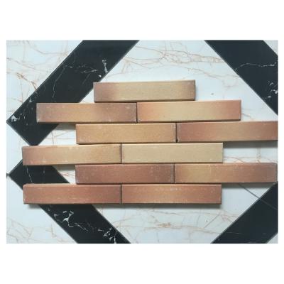 China Corner Bricks Exterior Wall Slag Tile Facades Thin Clay Bricks for sale