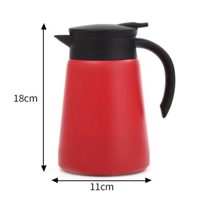 China Nordic Single Welford Red 1000ml Water Pot Water Kettle Large Capacity With Handle Kitchen Home for sale