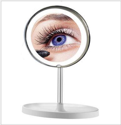 China Round Shape Non-Specific Modern Cosmetic Mirror Led Makeup Plip Cosmetic Mirrors for sale