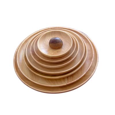 China Sustainable Wholesale Disposable Dinner Dish Palmette/Bamboo/Wooden Sushi Platter Dishes for sale