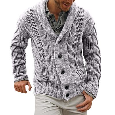 China Wholesale Popular Anti-wrinkle Long Sleeve Cardigan Knit Sweater Cardigan Cotton Mens Sweaters for sale