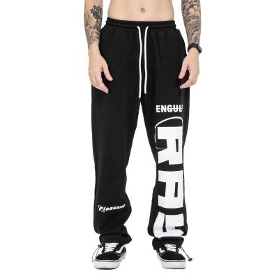 China Breathable Custom Logo Sweatpants Rayons Foot Suction String Jogger Loose Mens Sweatpants for sale