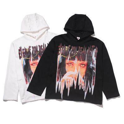 China Wholesale Custom Loose Hip Hop Fashion Oversized Men's Breathable Cotton Hoodie for sale