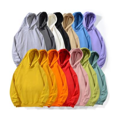 China Wholesale Custom Anti-shrink LOGO Unisex Blank Oversized Hoodies Sweatshirts Cotton Casual Fashion for sale