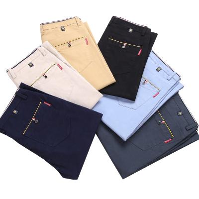 China Wholesale Fashion Breathable Casual Straight Khaki Chinos Pants Men's Pants for sale