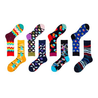 China Fashion Men's Fashion Unisex Casual Colorful Cotton Sock Happy Designer Wholesale Anti-slip for sale