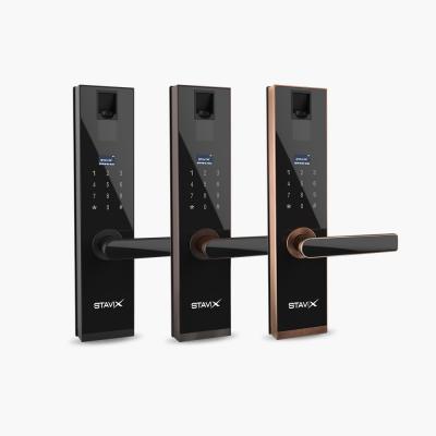 China Home Security IOT IP Address Bedroom Front Smart Door Lock Singapore Digital Code Home Kit Free Shipping For Appartment Exterior Door Locks for sale