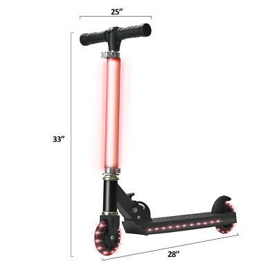 China High Quality 2022 Adjustable Handlebar Height Baby Toy LED Flash Push Scooters Kids Kick Scooter for sale