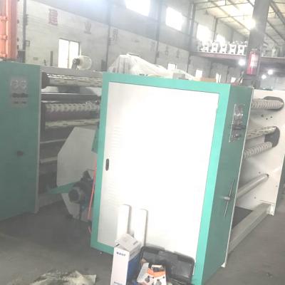 China Products 1300mm-1600mm width economical high speed bopp gum strip super clear slitting machine with printer for sale