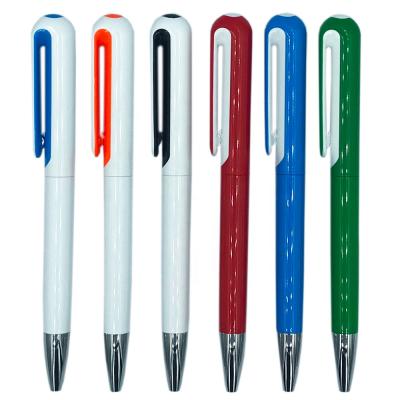 China Wholesale Customized Classical Cheap Promotional Plastic Pen Twist Ball Point Pen for sale