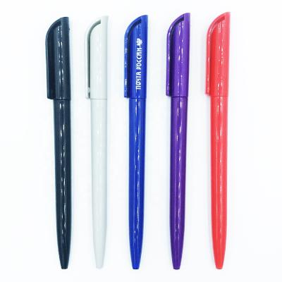 China Promotional Cheapest Promotional Plastic Ballpoint Twist Pen Customized Ballpoint Pen Print for sale