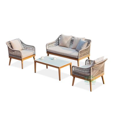 China (E1201) eco-friendly sale cheap home outside outdoor patio garden furniture sofa and table set for sale