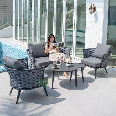 China Hot Selling Eco-friendly Nordic Leisure Tea Garden Outdoor Furniture (E1141) Piece 1 Set for sale