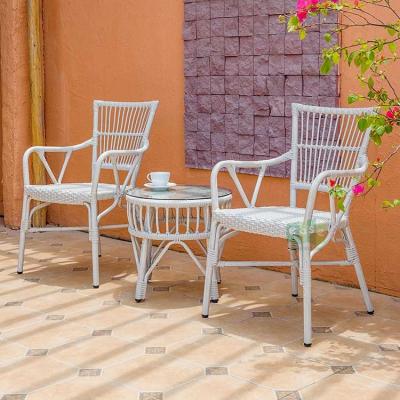 China Eco - Friendly Metal Garden ( E3016+9973 ) Sets Outdoor Bistro Chair And Table Furniture for sale