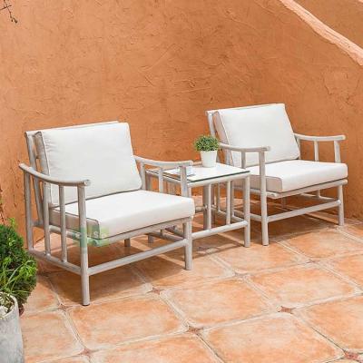 China Eco - Friendly Patio ( E3065+9971 ) Garden Sets Aluminum Outdoor Furniture Sofa Chair for sale