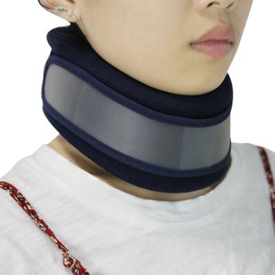 China With Plastic Protective Collar Factory Price Soft Cervical Adjustable Neck Support With Plastic Pad for sale