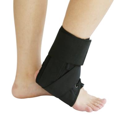 China Wear Resistant Adjustable Durable Fabric Orthopedic Lace Up Ankle Brace AK-016 for sale