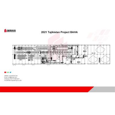 China Projecto BRICTEC Tajiquistão Demonstração de Design Projeto BAHA Empreendido em 2021 à venda