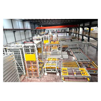 China Movable Pallets on Dry Car Automatic Loading and Unloading System Brick Packaging for sale