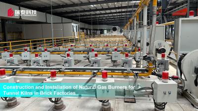 China Natural Gas Burners Construction and Installation  for Tunnel Kilns in Brick Factories for sale