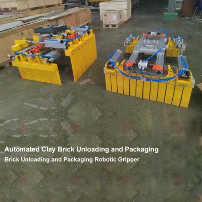 China Clay Brick Loading and Unloading Packing System of Brick Factory for sale