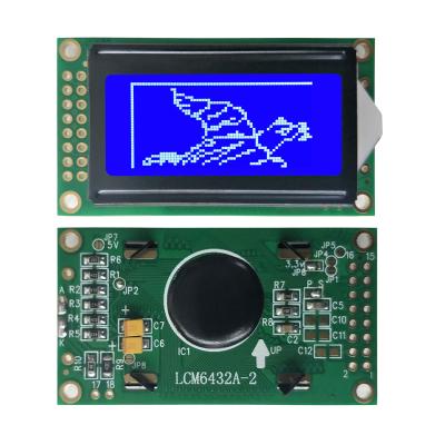 China 6432A-2  custom lcd display module usb monochrome lcd display module 64x32 58.3*32*10.3 for sale