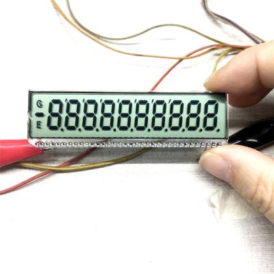 China TN Custom Lcd Module Monochrome 7 Segment Display Lcd Low Price TN Thermostat Panel Calculator Conductive Tape Reflection CN;HUN for sale