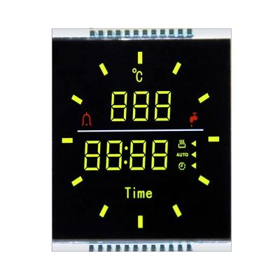 China VA Hot Sale VA Custom Segment Lcd Thermostat Lcd Display Temperature Display Lcd for Air Conditioner Temperature Sensor Chengxin for sale