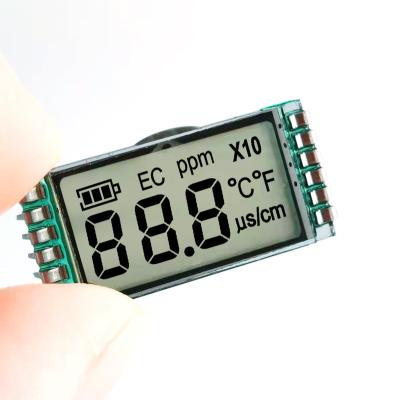 China Htn Factory Price High Quality  monochrome lcd screen 4 digit 7 segment display lcd tn big size   for TDS for sale